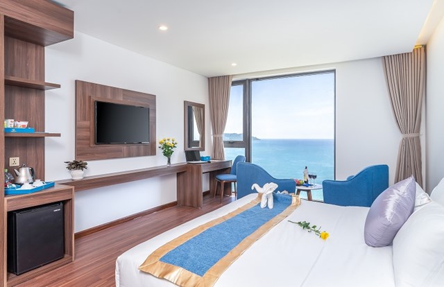 Phòng Premium Deluxe Double Sea View